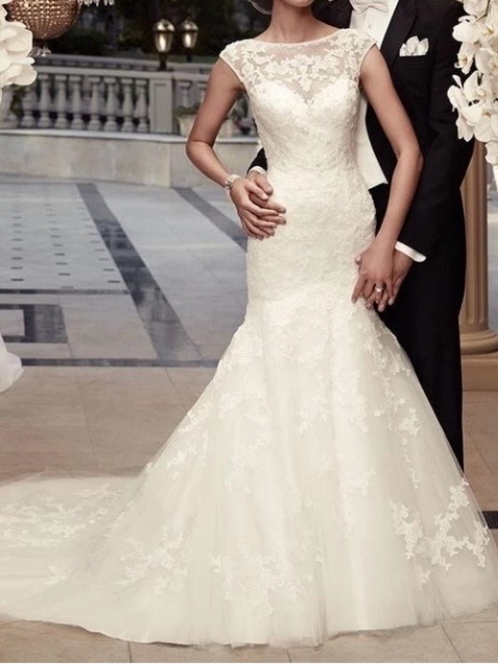 Casablanca Wedding Gown 2110 - Ivory Silver